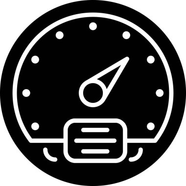 Bir pusula simgesinin vektör illüstrasyonu