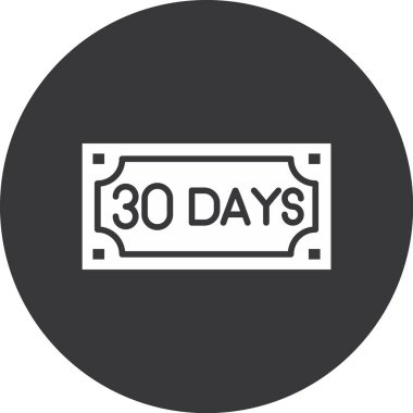 Moda biçiminde 30 günlük simge