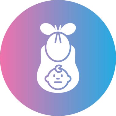 Bebek modern simgesinin vektör illüstrasyonu