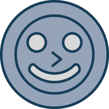 Emoji yüzü. vektör tasarımı