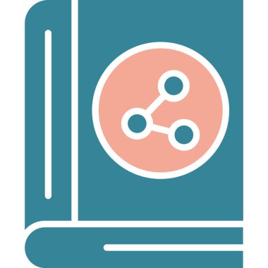 Bir dizinin vektör illüstrasyonu ve belge simgesi