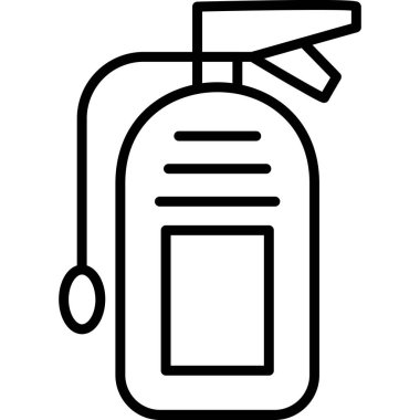 Sprey şişe simgesi, taslak biçimi