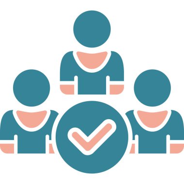 İnsan simgesinin vektör illüstrasyonu