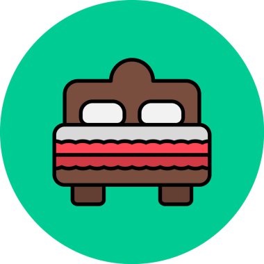 Çikolata. Web simgesi basit illüstrasyon