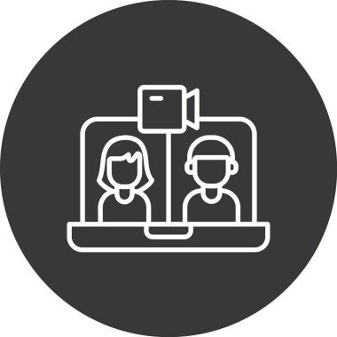 seo modern simgesinin vektör illüstrasyonu