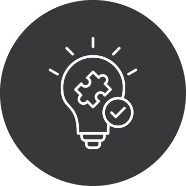 ampul simgesi vektör illüstrasyonu