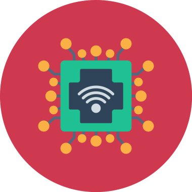 Wifi simgesi, vektör illüstrasyonu