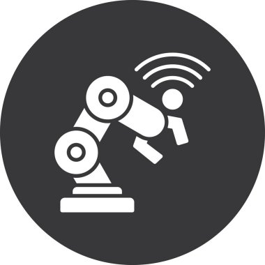 uydu simgesi vektör illüstrasyonu