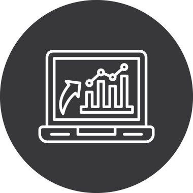 seo modern simgesinin vektör illüstrasyonu