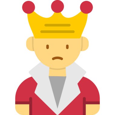 simge vektör çizim Kral