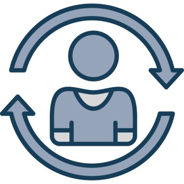 kullanıcı simgesi, vektör illüstrasyonu