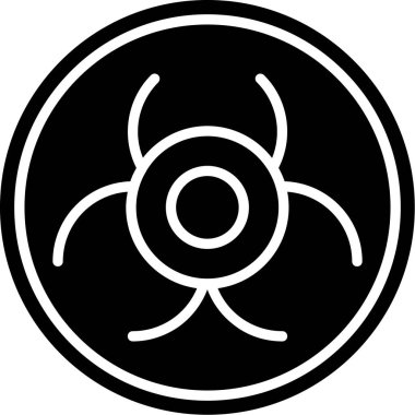 Virüs vektör satırı simgesi