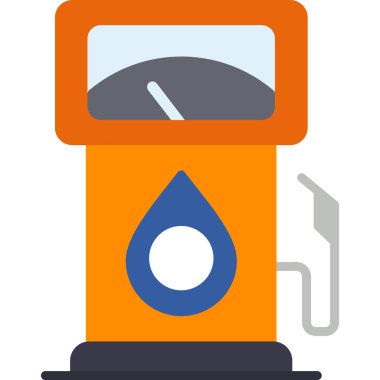 petrol pompa vektör simgesi