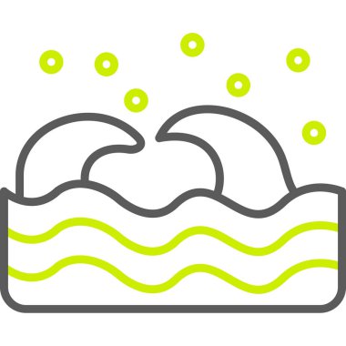 Bir yıldızlı yeşil pastanın vektör çizimi