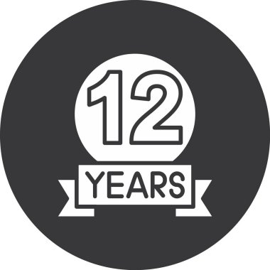 2. Yıl tabelası. 12 yıllık sembol - kurdele