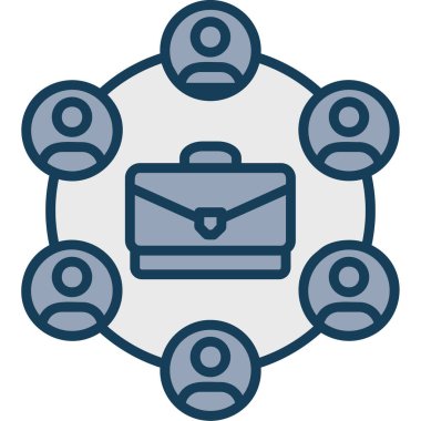 ağ paylaşım simgesi çizimi