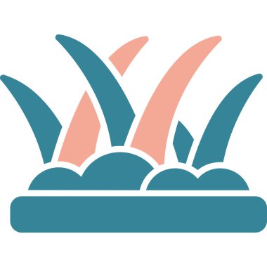 Bitki. Web simgesi basit illüstrasyon