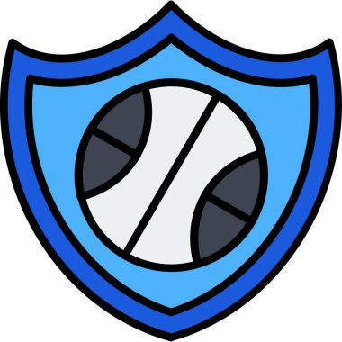 Basketbol topu web simgesi basit tasarım vektörü çizimi