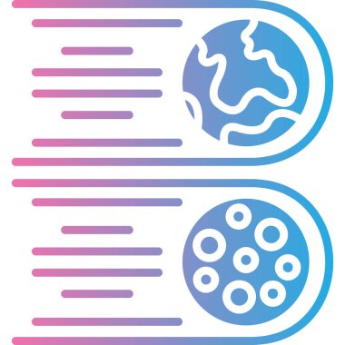 Virüs dünyasının arka planının vektör çizimi