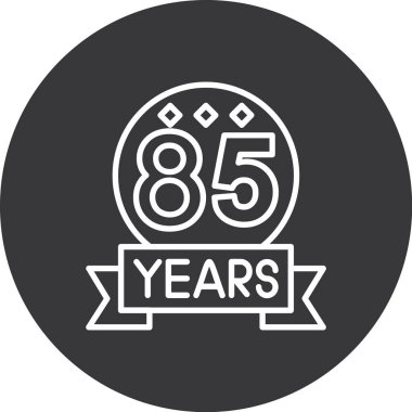 85. yıl dönümü tabelası. 80. yıl dönümü logosu