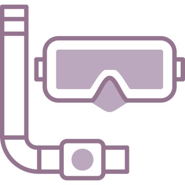 Vr gözlükleri. Web simgesi basit illüstrasyon