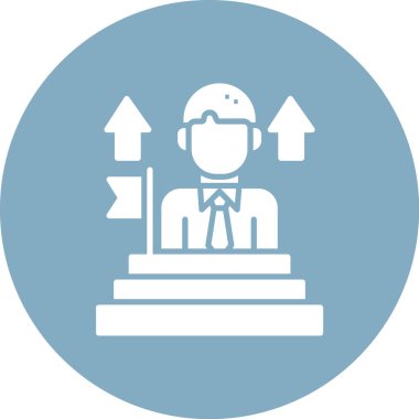 İş. Web simgesi basit illüstrasyon