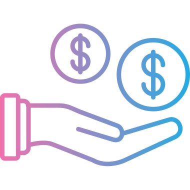 Dolar işareti vektör illüstrasyonuName