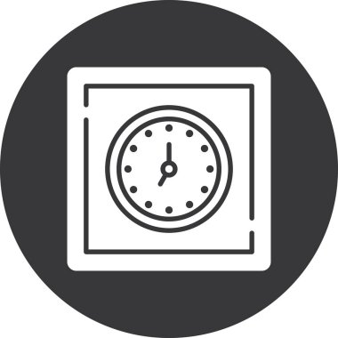 Alarm vektörü simgesi modern basit illüstrasyon