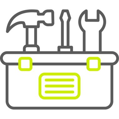 araçlar simgesi, vektör illüstrasyonu