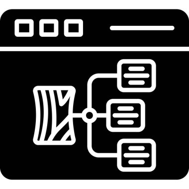 seo modern simgesinin vektör illüstrasyonu