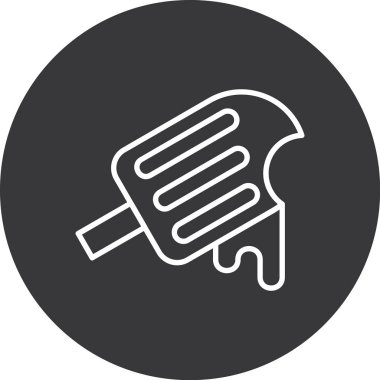 fırça. Web simgesi basit illüstrasyon