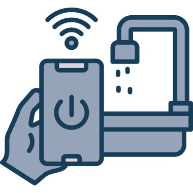 Telefon simgesi vektör illüstrasyonu