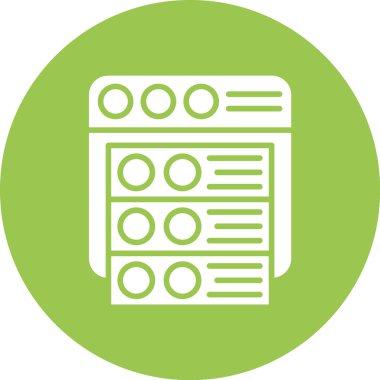 Seo simgesinin vektör illüstrasyonu