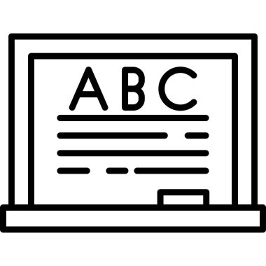 Web ve mobil çizgi simgesi.