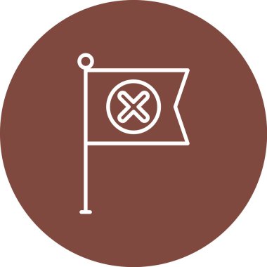 vektör bayrakları simge illüstrasyonu