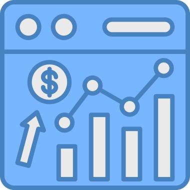 Çizelge. Web simgesi basit illüstrasyon