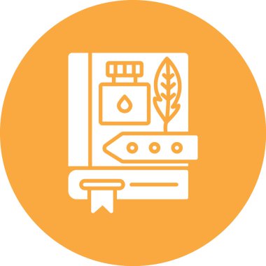 Yiyecek ve içecek ikonunun vektör illüstrasyonu