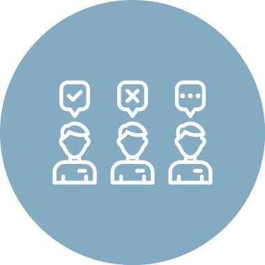 Grup insanlar vektör simgesi