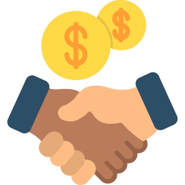 Tokalaşma ikonu. İş konsepti. vektör illüstrasyonu.