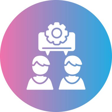 İş simgesinin vektör illüstrasyonu