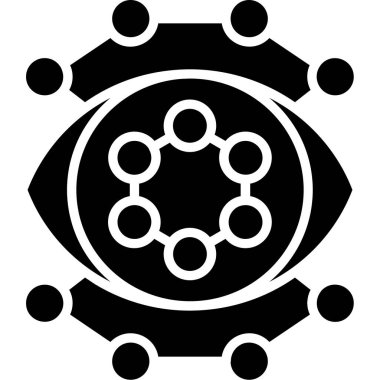 Modern bir simgenin vektör illüstrasyonu