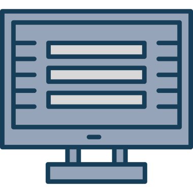 ekran vektör simgesini izle