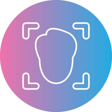 Maskeli bir adamın vektör çizimi