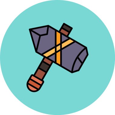 Bir baltanın vektör simgesi