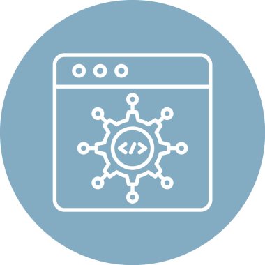 Ayarlama. Web simgesi basit tasarım