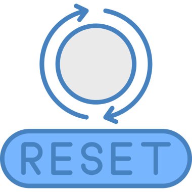 Simge vektör illüstrasyonunu yeniden yükle