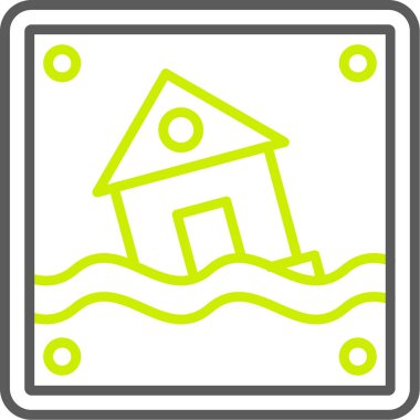 ev simgesi vektör illüstrasyonu