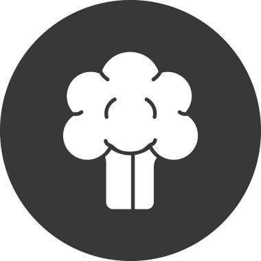 Ağaç. Web simgesi basit illüstrasyon