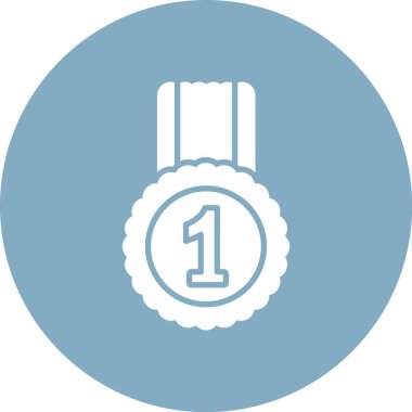 Madalya. Web simgesi basit illüstrasyon