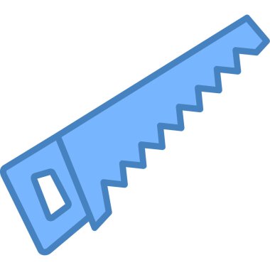 Mavi ve beyaz bir karikatürün vektör çizimi